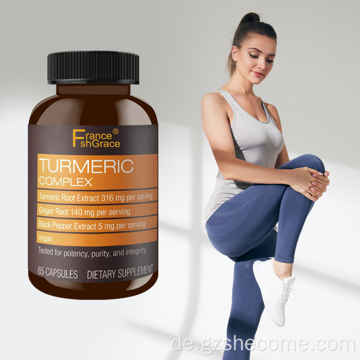 Bio -Kurkuma -Ergänzung unterstützt das Immunsystem gesund